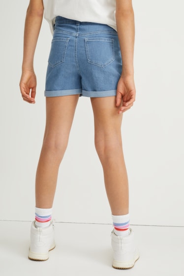 Kinder - Jeans-Shorts - jeansblau