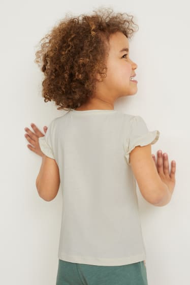 Bambine - T-shirt - bianco crema