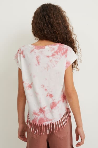 Bambine - Confezione da 4 - maglia a maniche corte - bianco crema