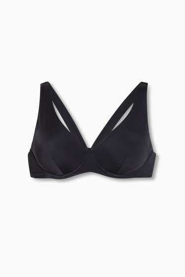 Femei - Top bikini cu armătură - vătuit - LYCRA® XTRA LIFE™ - negru