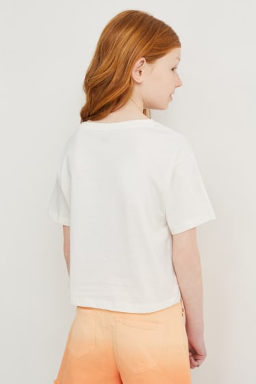 Bambine - Maglia a maniche corte - bianco crema