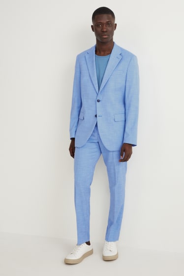 Men - Mix-and-match suit trousers - regular fit - Flex - LYCRA® - blue