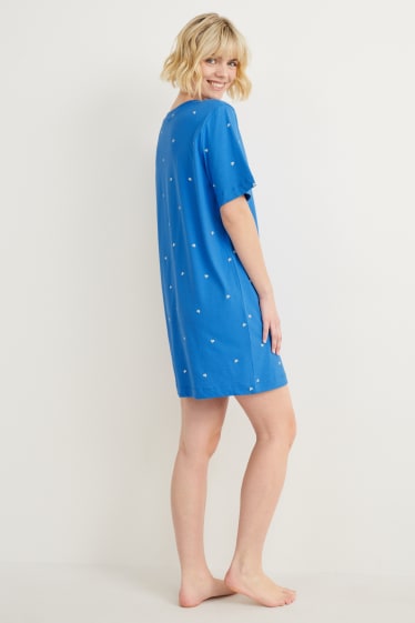 Damen - Bigshirt - blau