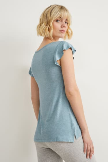 Dona - Samarreta de pijama de viscosa - verd