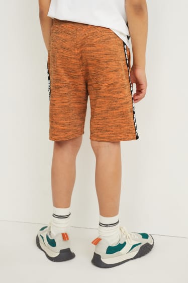 Kinder - Sweat-Bermudas - orange