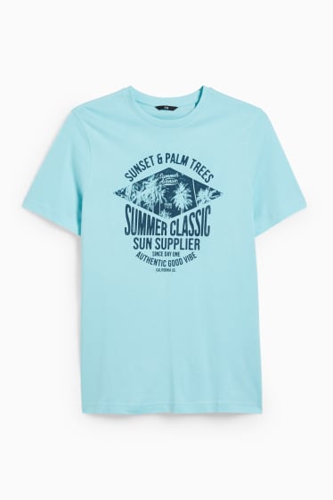 Hommes - T-shirt - turquoise clair