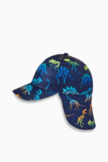 Children - Dinosaur - baseball cap - dark blue