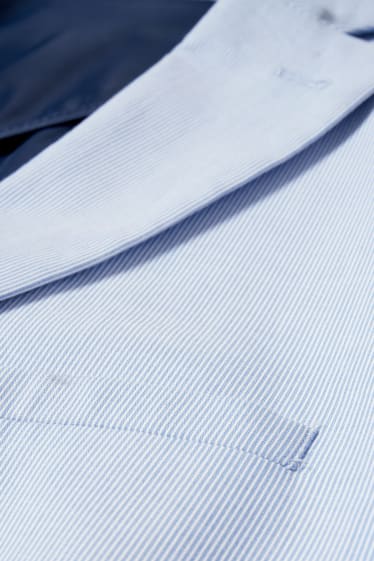 Hommes - Veste de costume - slim fit - à rayures - bleu clair