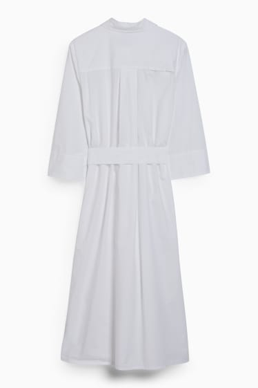 Femmes - Robe-chemisier - blanc