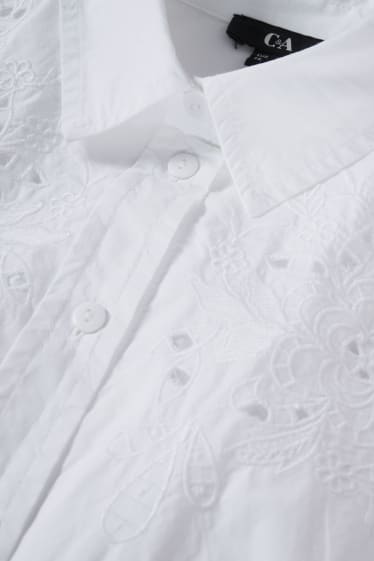 Dona - Vestit camiser - blanc
