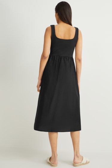 Donna - Vestito Fit & Flare - nero