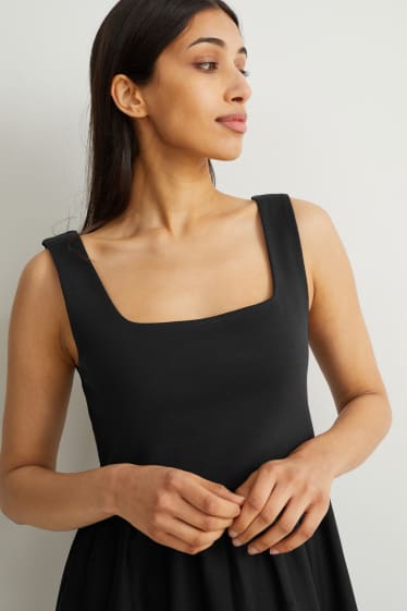 Donna - Vestito Fit & Flare - nero