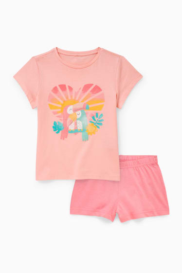Children Girls - Short pyjamas - rose