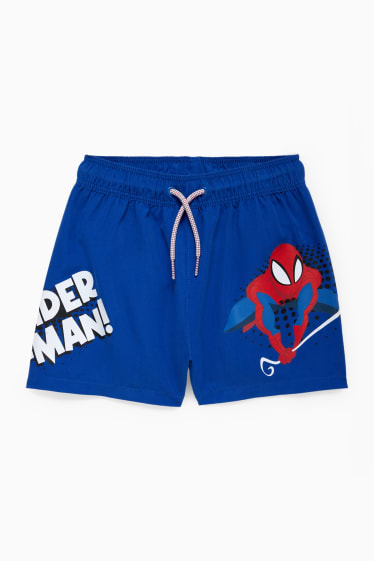 Kinder Jungen - Spider-Man - Badeshorts - dunkelblau