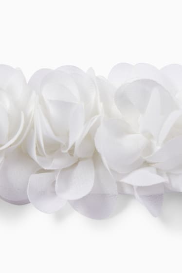 Neonate - Fascia per capelli - neonate - bianco crema