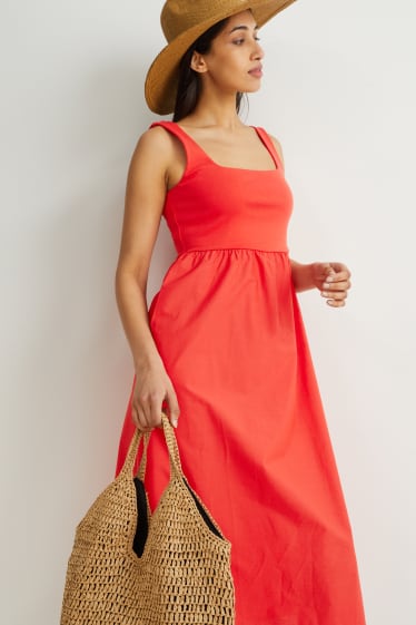 Femmes - Robe fit & flare - rouge