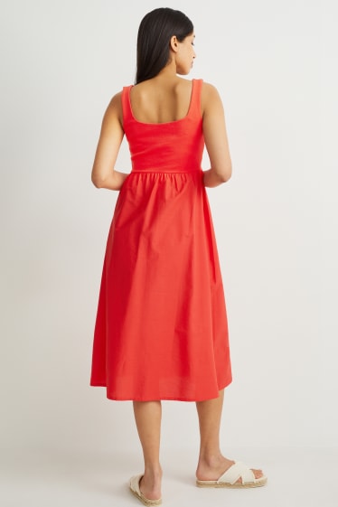 Femmes - Robe fit & flare - rouge