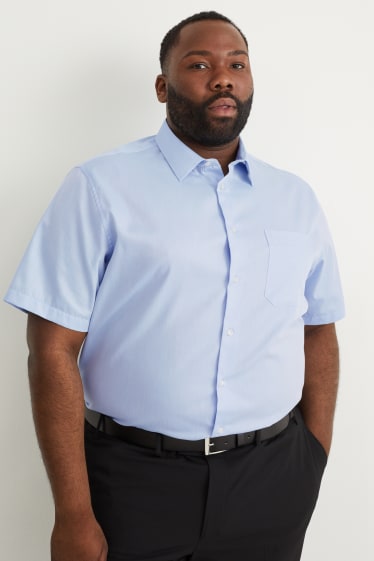 Herren - Hemd - Regular Fit - Kent - bügelleicht - hellblau