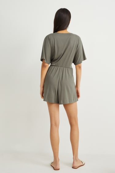 Women - Playsuit - dark green