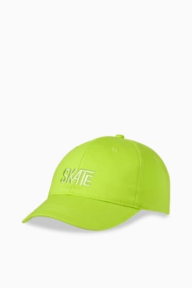 Copii - Șapcă de baseball - verde deschis