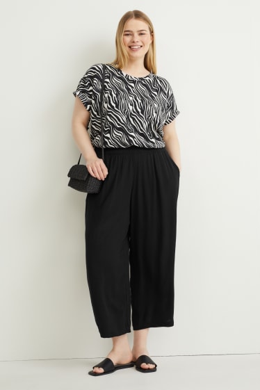 Damen - Culotte - Mid Waist - schwarz