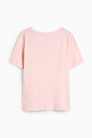 Dames - Basic T-shirt - roze