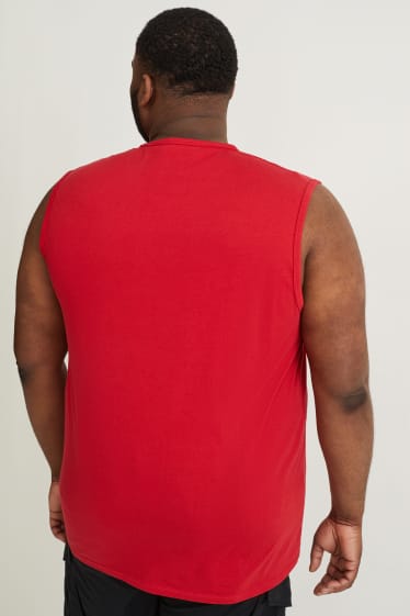 Heren - Tanktop - donkerrood