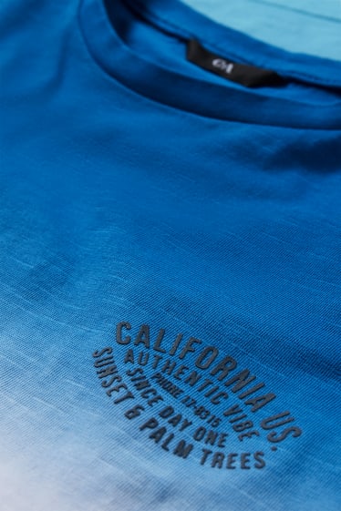 Hommes - T-shirt - bleu