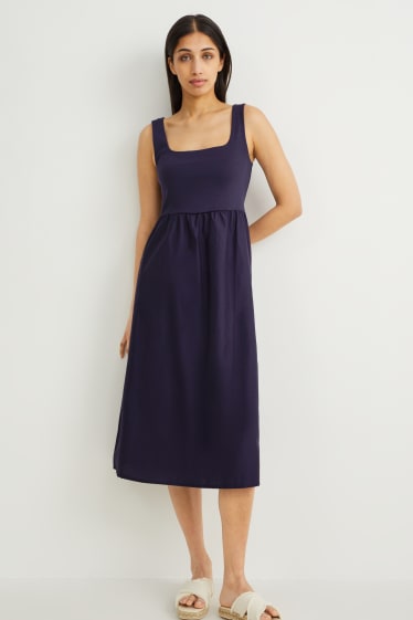 Femmes - Robe fit & flare - bleu foncé