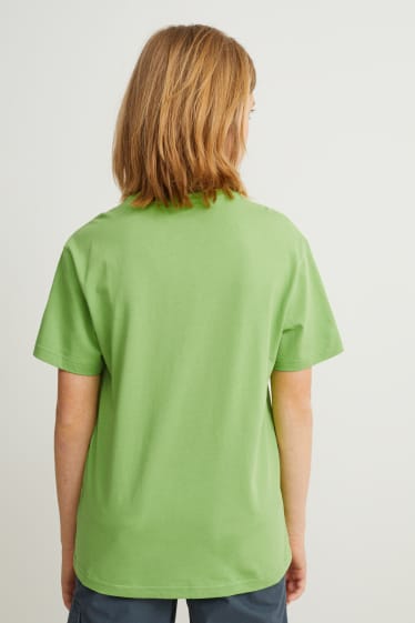 Enfants garçons - Lot de 2 - Minecraft - T-shirts - vert