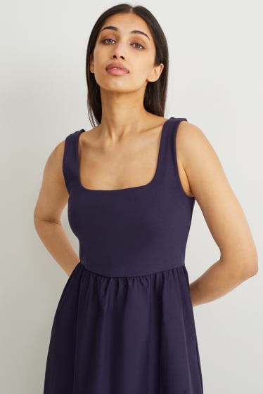 Femmes - Robe fit & flare - bleu foncé