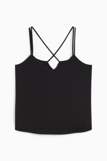 Dames - Blousetop - zwart