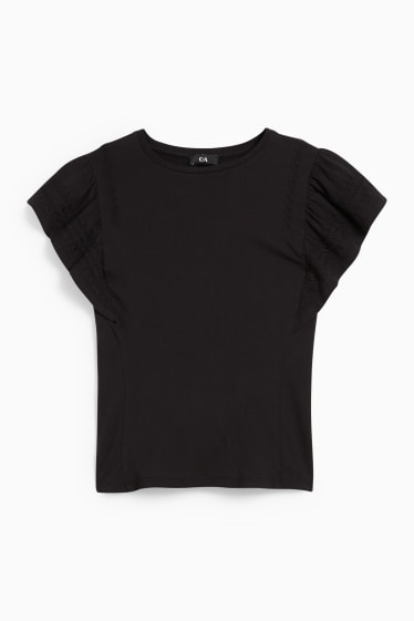 Damen - T-Shirt - schwarz