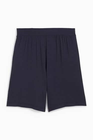 Dona - Pantalons curts - blau fosc