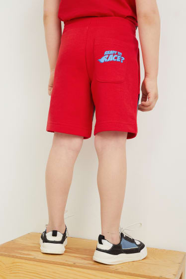 Children Boys - Sweat shorts - red