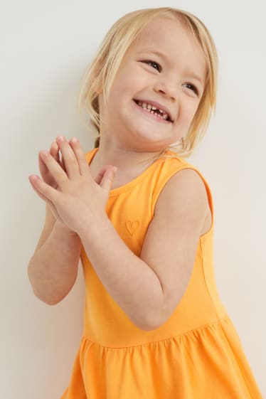 Kinderen: meisjes - Set van 2 - jurk - blauw