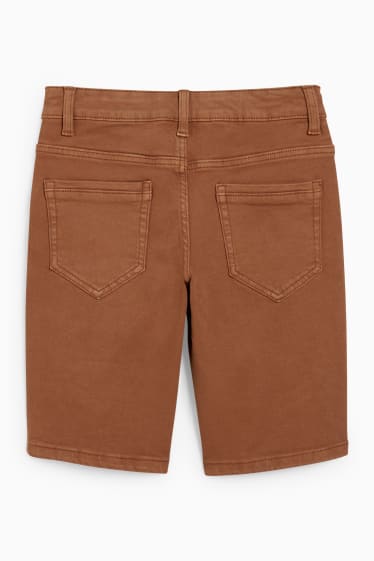 Children - Denim shorts - brown