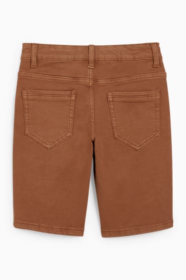 Kinder - Jeans-Shorts - braun