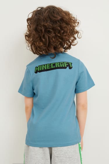 Copii - Minecraft - tricou cu mânecă scurtă - albastru