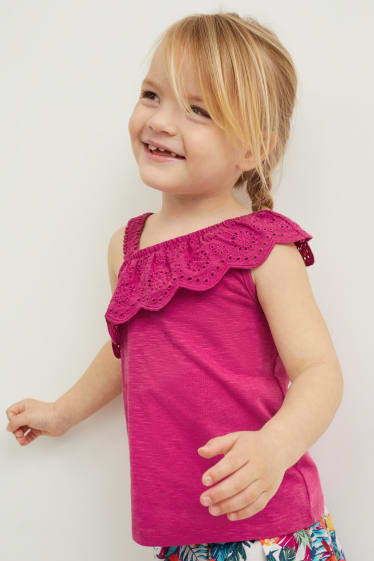 Enfants filles - Top - rose foncé