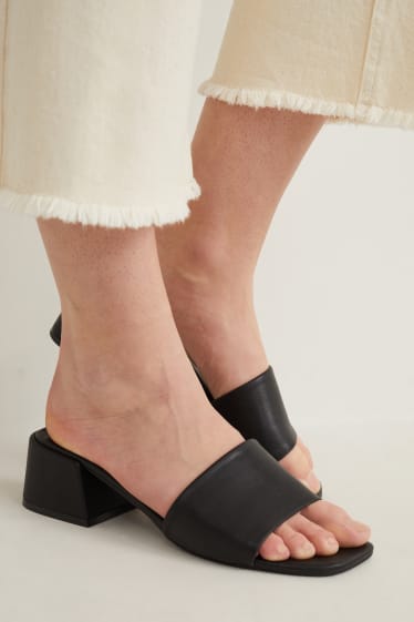 Mujer - Sandalias - polipiel - negro