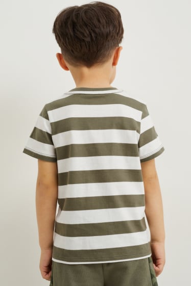 Bambini - T-shirt - a righe - verde