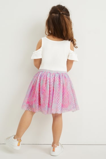 Enfants filles - Arielle - robe - blanc crème