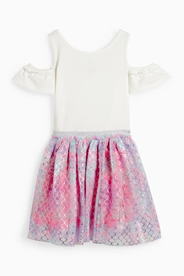 Enfants filles - Arielle - robe - blanc crème