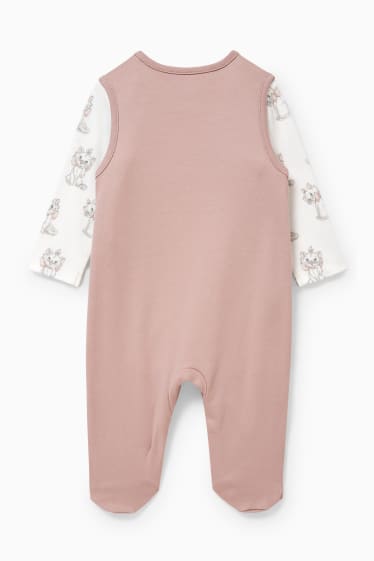 Bébés filles - Aristochats - ensemble avec grenouillère - 2 pièces - rose