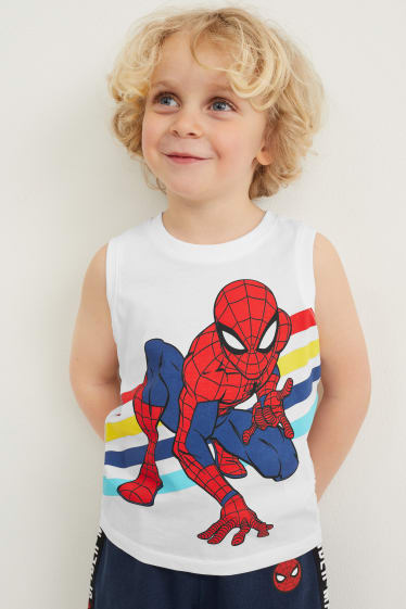 Kinder Jungen - Spider-Man - Top - weiss