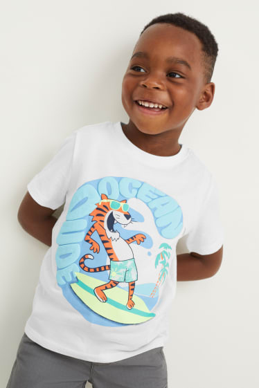 Bambini - Confezione da 2 - t-shirt - arancio scuro