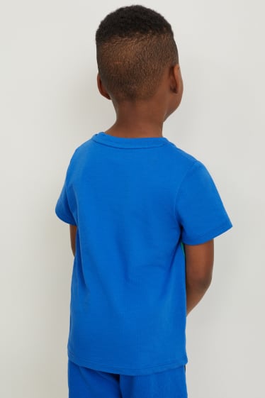 Kinderen - Dino - T-shirt - donkerblauw