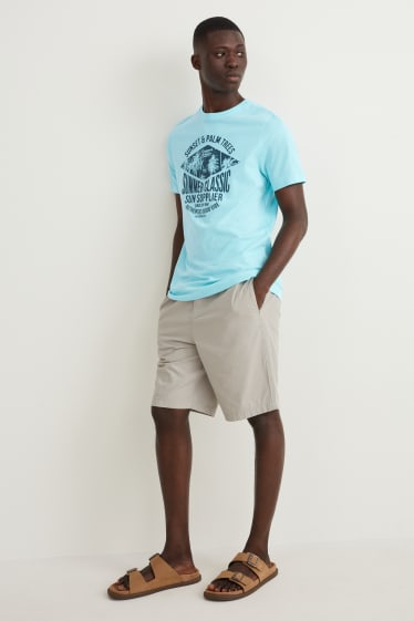 Hommes - T-shirt - turquoise clair