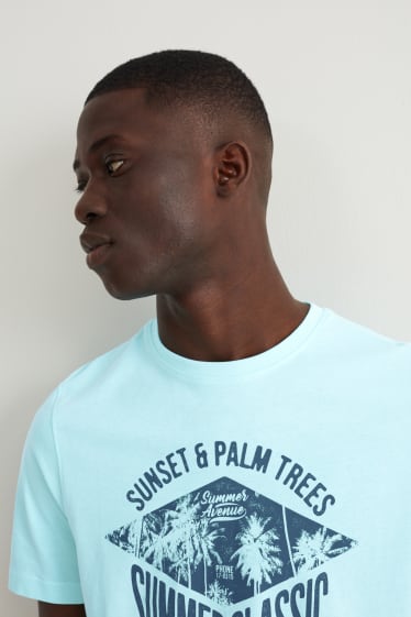 Hommes - T-shirt - turquoise clair